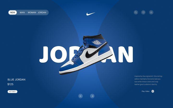 Sneaker Landing page by HamZaif Technologies