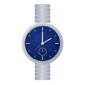 Midnight Steel Watch at HamZaif E-Store